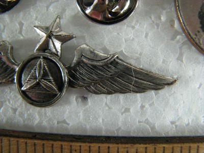US Army Air Force Civil Air Patrol Senior Aviator Wing Pin / Badge