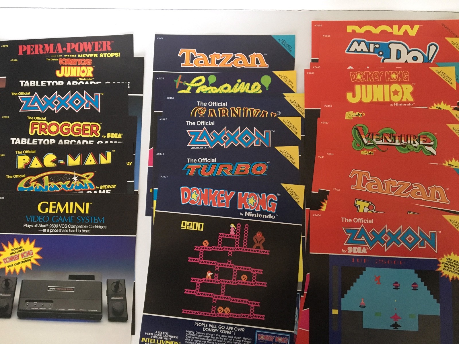 Coleco 1982 Toy Fair Catalog  Video Games Donkey Kong Rare