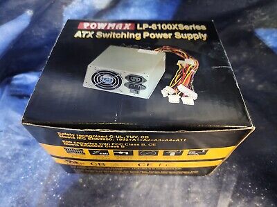 New Open Box Powmax LP-6100X Series ATX Switching Power Supply