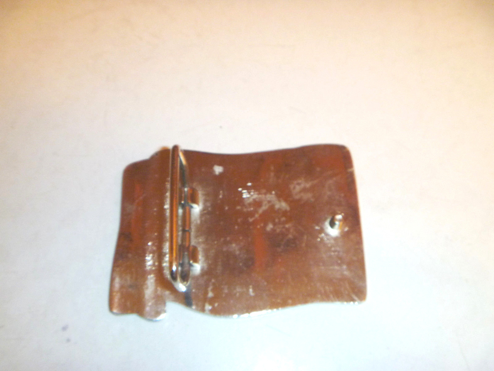 AMERICAN FLAG BELT BUCKLE red blue glitter sparkle SILVER stars stripes USA euc