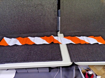 TAPCO Barricade Beam, Orange/White, 72'' x 6'' x 6'', 1 lb., Polypropylene (K)
