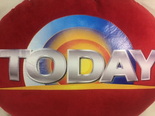 2008 NBC Universal TODAY TV Show Plush Pillow with 2 Pockets