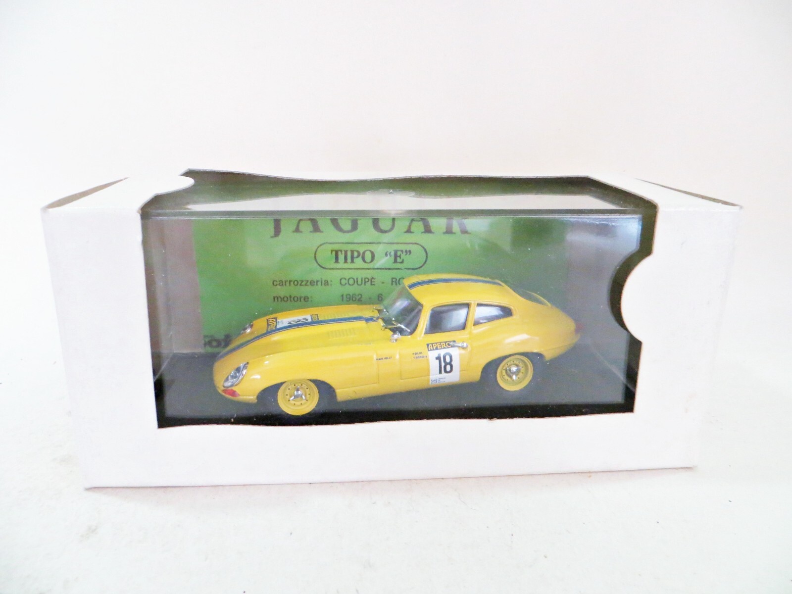 BOX MODEL SS-05 'JAGUAR E-TYPE (TIPO E), TARGA FLORIO 88'. 1