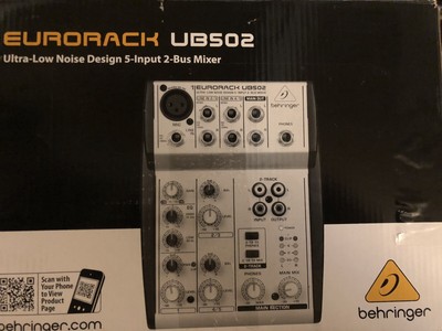 Behringer Eurorack Channel Mixer Board -(UB2222FXPRO). Buy it now for 35.0