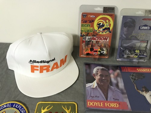 25 Old Vintage Patches Racing Nascar Decal Sticker Postcard Diecast Hat Lot #2