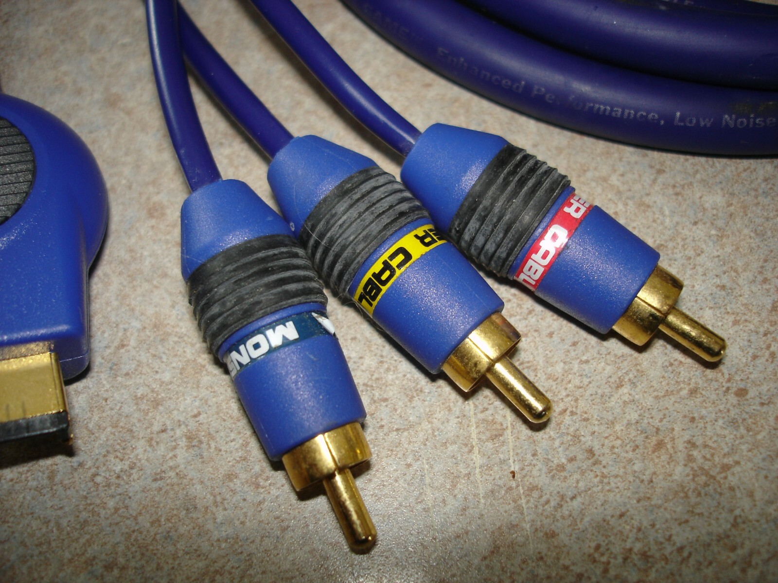 2 Monster Cables for Sony PlayStation 2 PS 2 - 10 ft. Each - Never Used