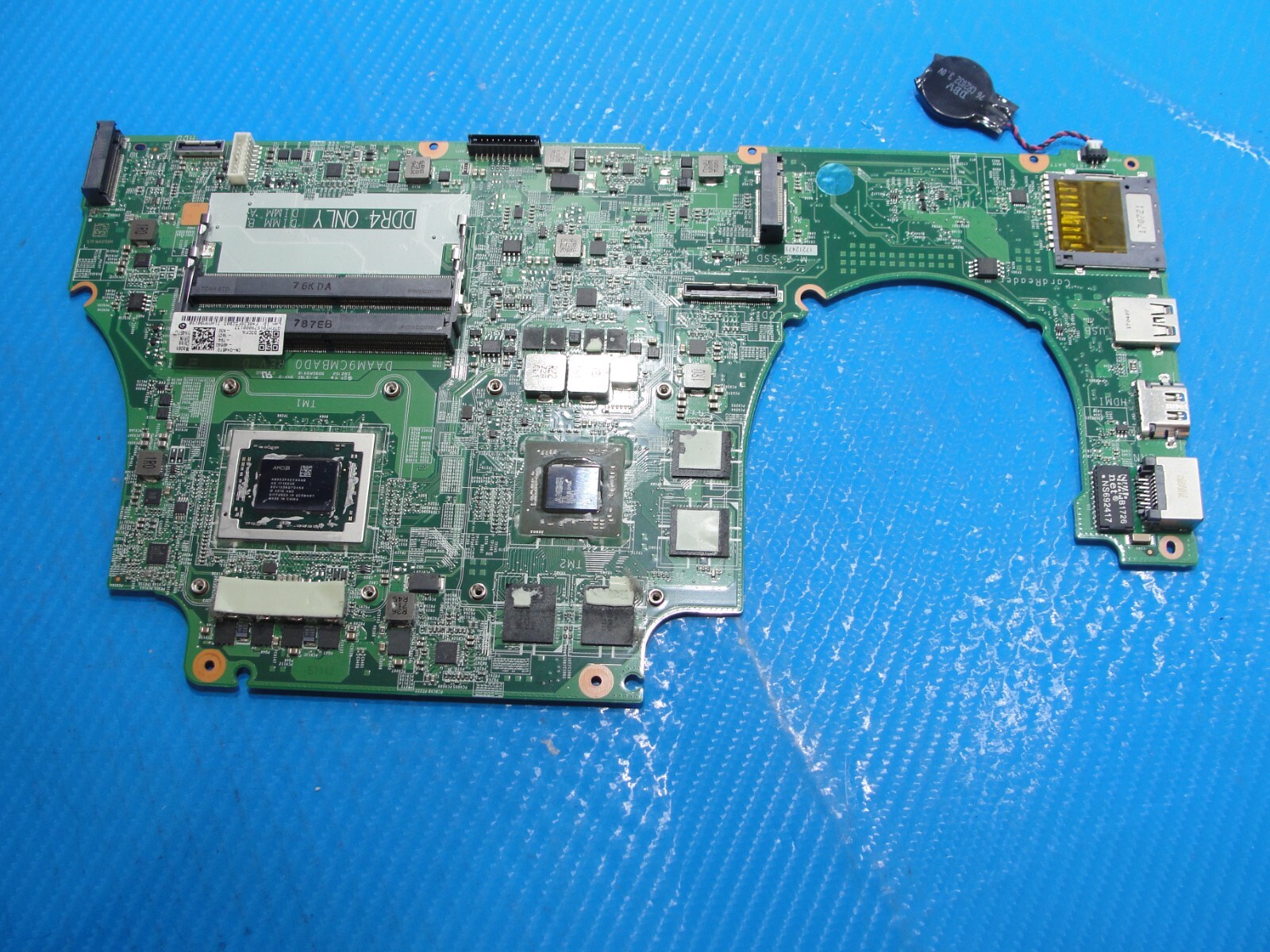 Dell Inspiron 15 5576 15.6" Genuine AMD A10-9630P 2.6GHz Motherboard H45TD