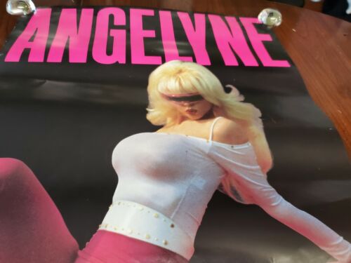 Vintage 1987 Angelyne Movie Pin Up 34"x22" Poster  