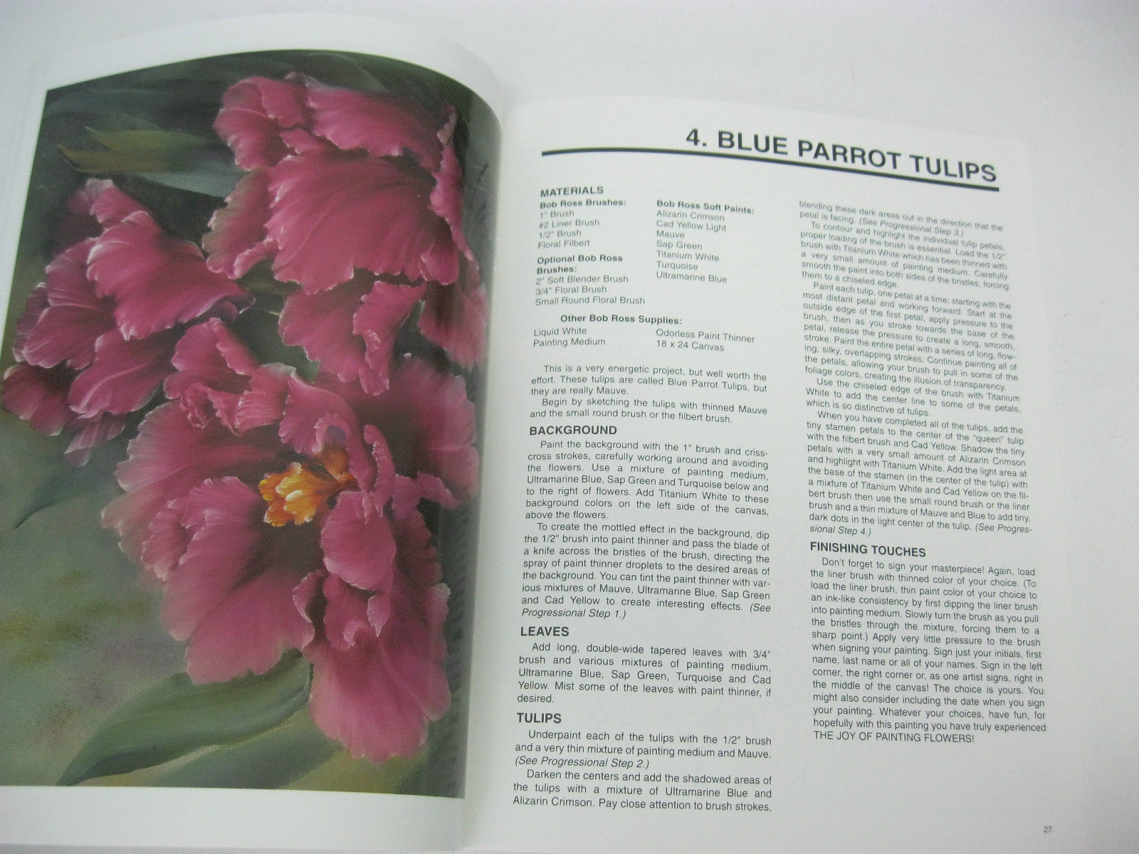 BOB ROSS PRESENTS ANNETTE KOWALSKI'S THE JOY OF PAINTING FLOWERS