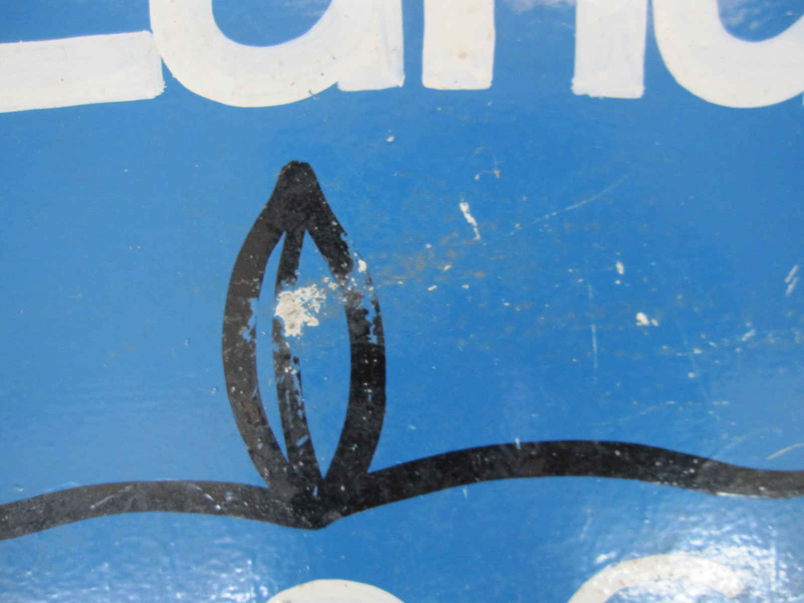 Metal cattle ranch sign, Circle S Land & Cattle, Lafayette, CO, preowned,1980's