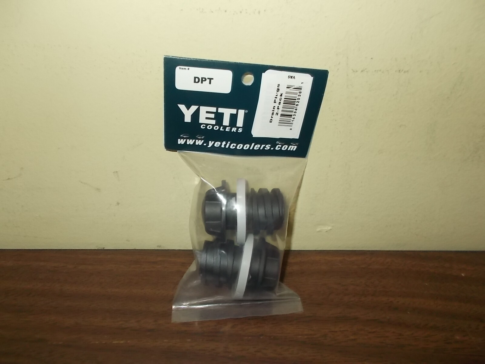 Yeti Drain Plugs, 2-Pack- NEW IN PACKAGE!