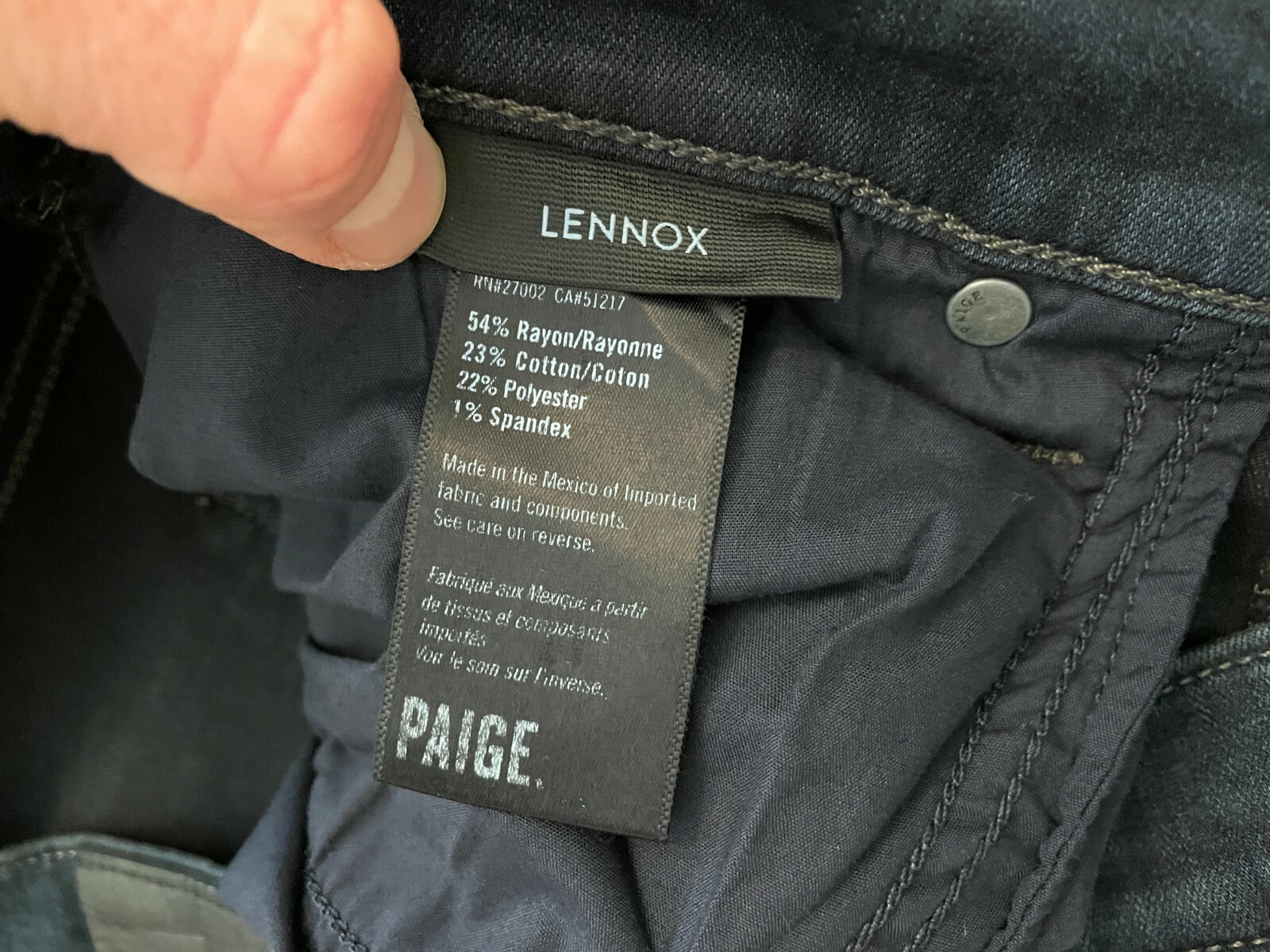 Джинсы Paige transcend denim lennox 