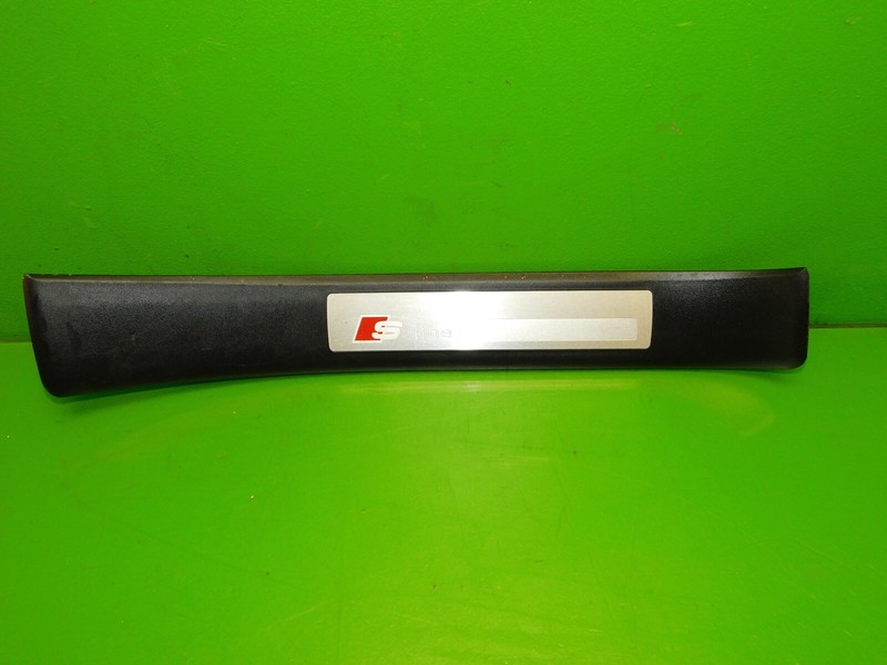 05-08 Audi A4 S line OEM rear passenger door jamb sill trim panel scuff plate