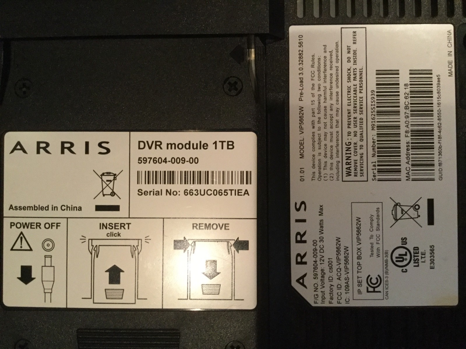 BELL 4K DVR 1TB SET TOP BOX CABLE RECEIVER