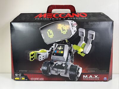 BRAND NEW Meccano M.A.X. Robotic Interactive AI Programmable Max NIB Build Play