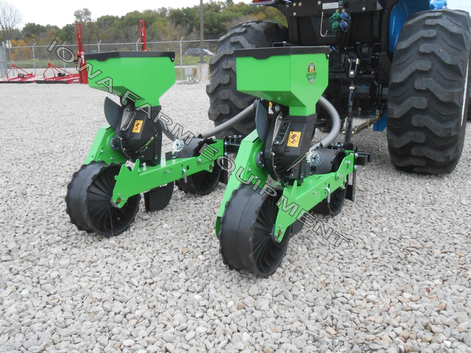 Green Earth 2-Row Precision Vacuum Planter: Tractor 3-Point, 2-Row Planter!
