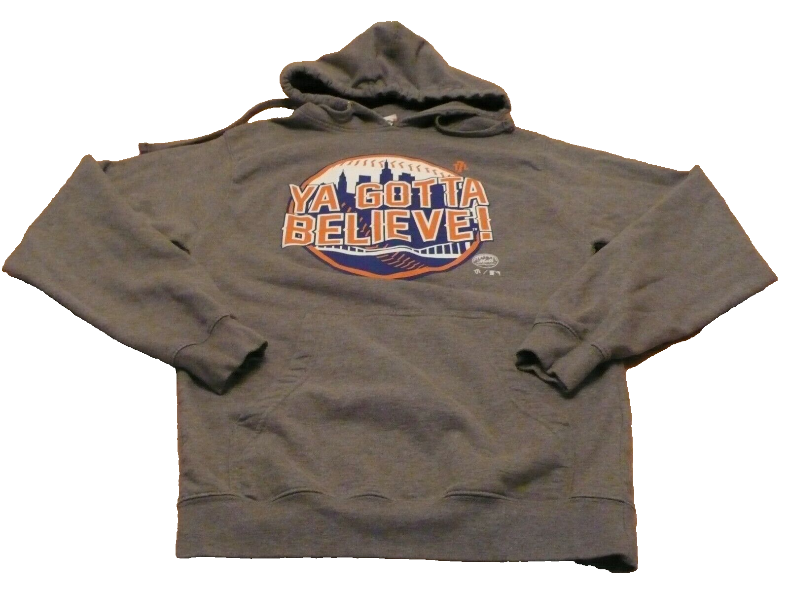 T7L New York Mets The 7 Line Ya Gotta Believe Small Gray T7L New York Mets The 7 Line Ya Gotta Believe Small Gray