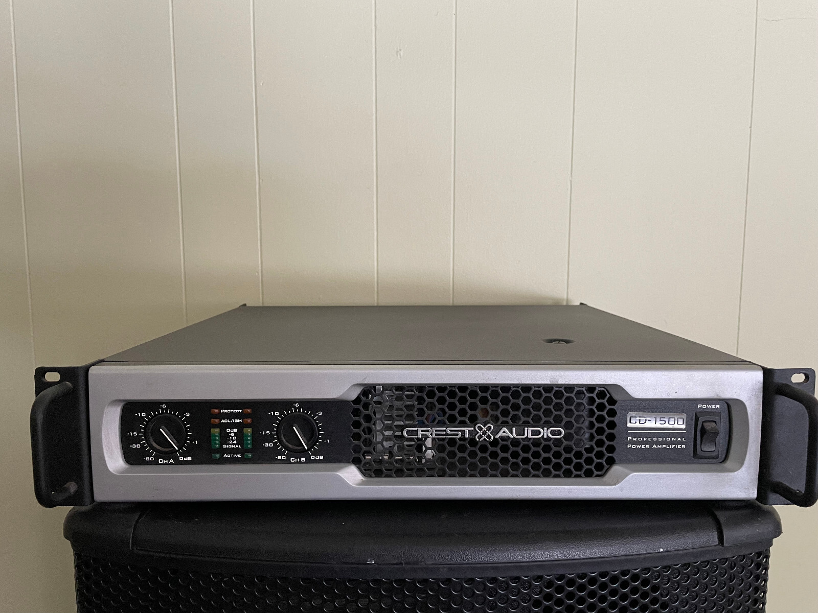 CREST AUDIO CD1500 パワーアンプ CREST AUDIO CD-1500 デジタルパワーアンプ｜中古 山陽電子商会