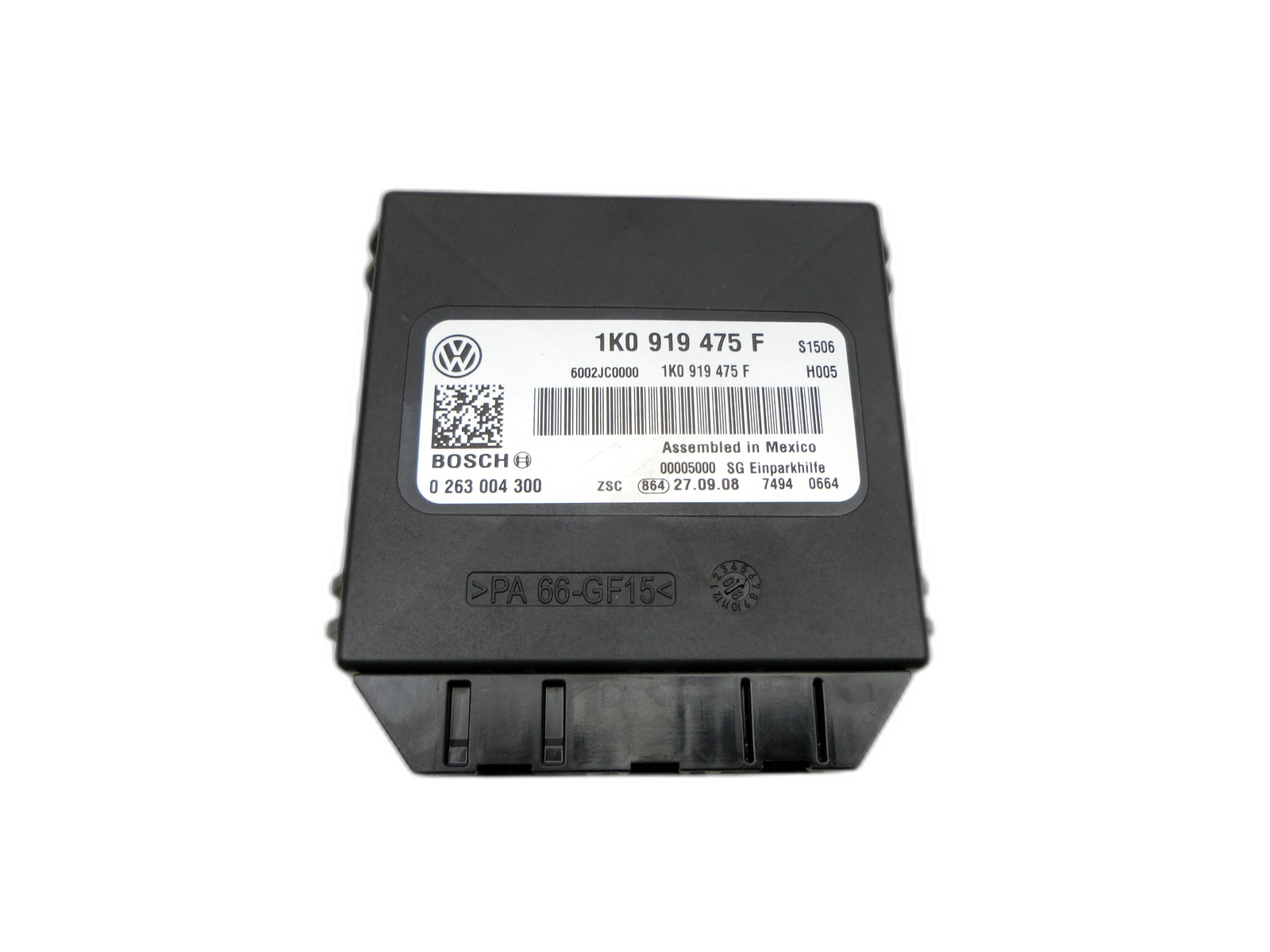VW Scirocco III 13 08-14 Steuergerät ECU Modul SG für Einparkhilfe  - Bild 1