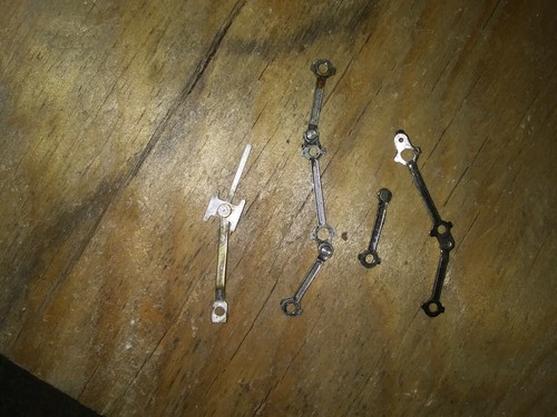 HO Lot Of assorted Steam Locomotive Connecting Rods And Side Rods