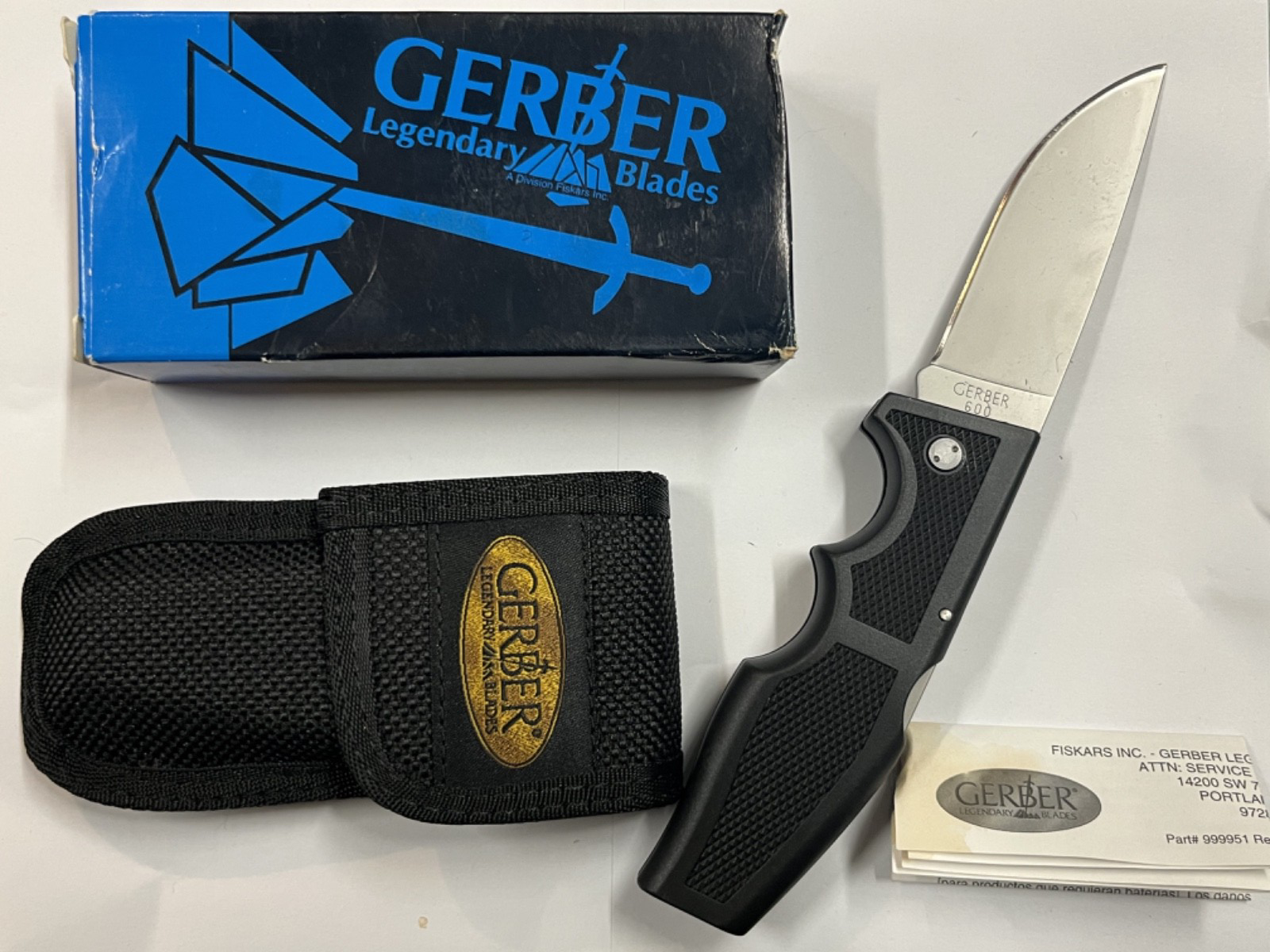 ナイフ OLDガーバー ミニマグナム Gerber & スチール棒 カンガルー 