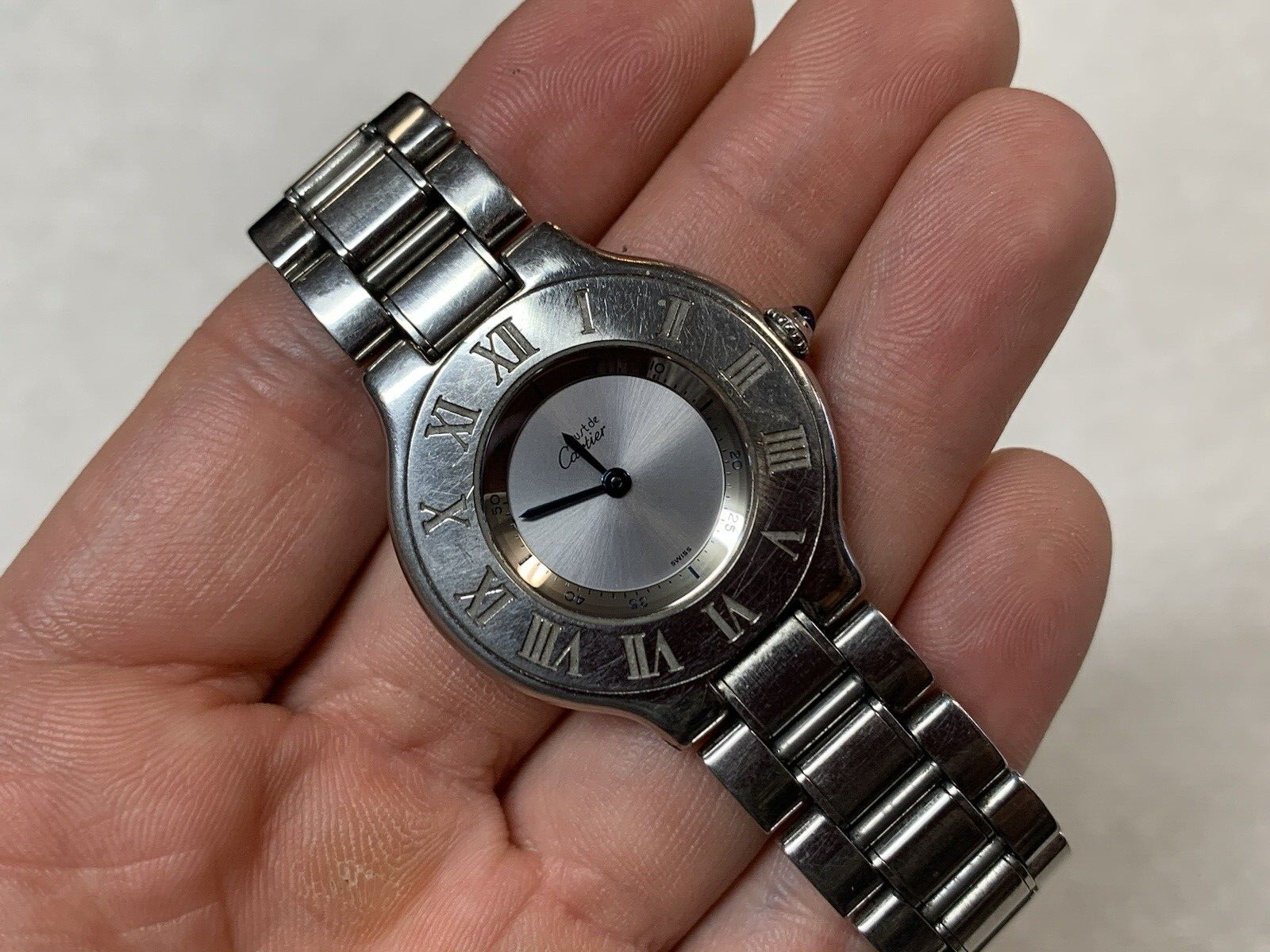 Cartier Must 21 1330 31mm Quartz Watch eBay