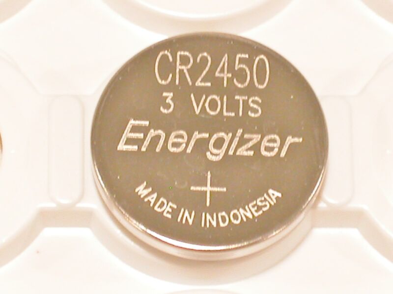 2 New Bulk Energizer Cr2450 Ecr 2450 3v Lithium Battery Fresh Expire 2031