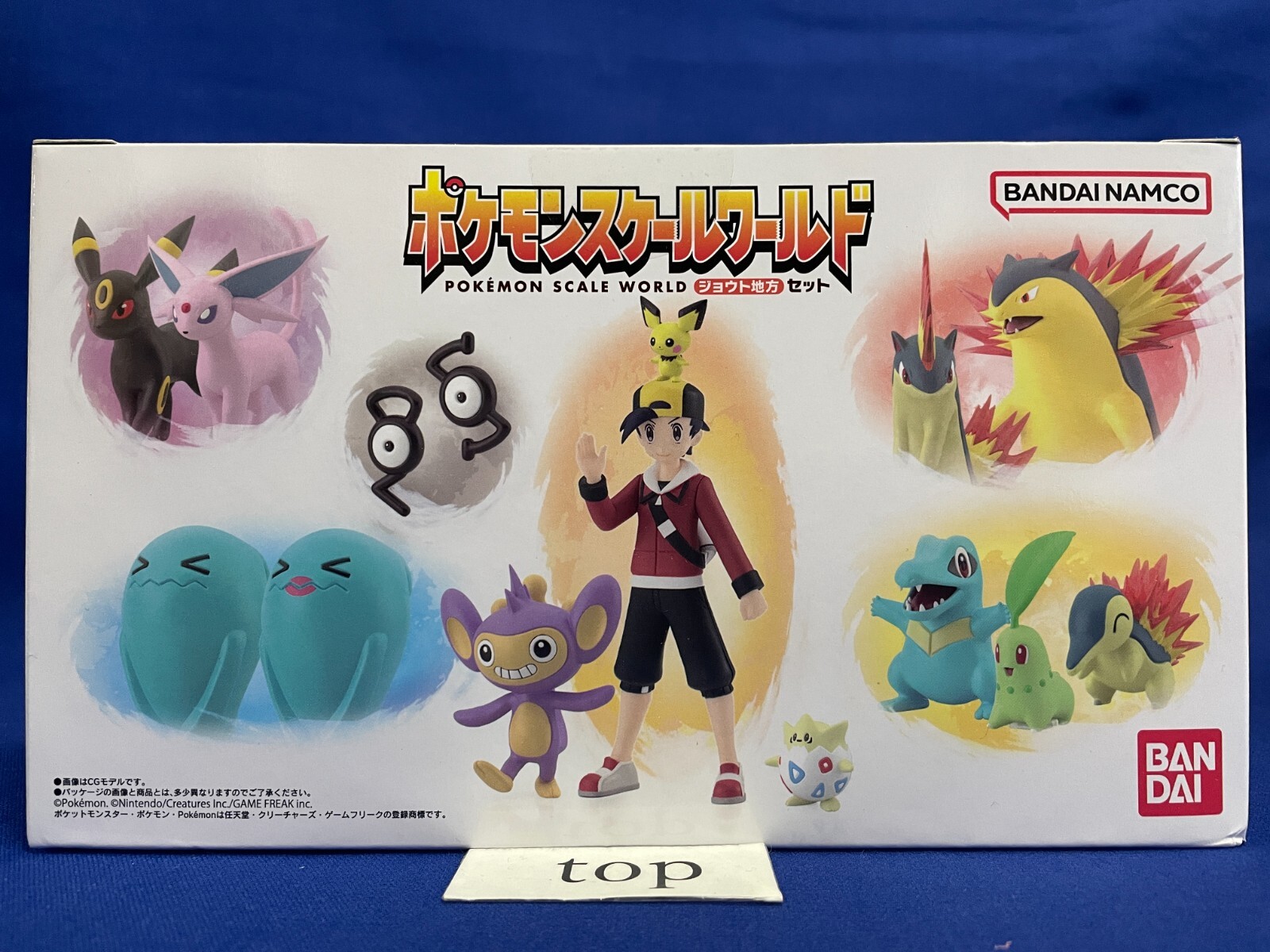 Pokemon Scale World Johto region set Ethan Espeon Umbreon