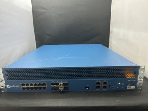 PA-3220 PALO ALTO PA3220 Enterprise Firewall Device with No PA-3220 PALO ALTO PA3220 Enterprise Firewall Device with No