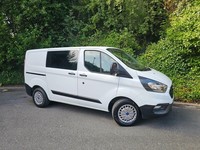 2018 68 FORD TRANSIT CUSTOM 2.0 TDCI 320 ECOBLUE DCIV EURO6 CREW VAN EX POLICE