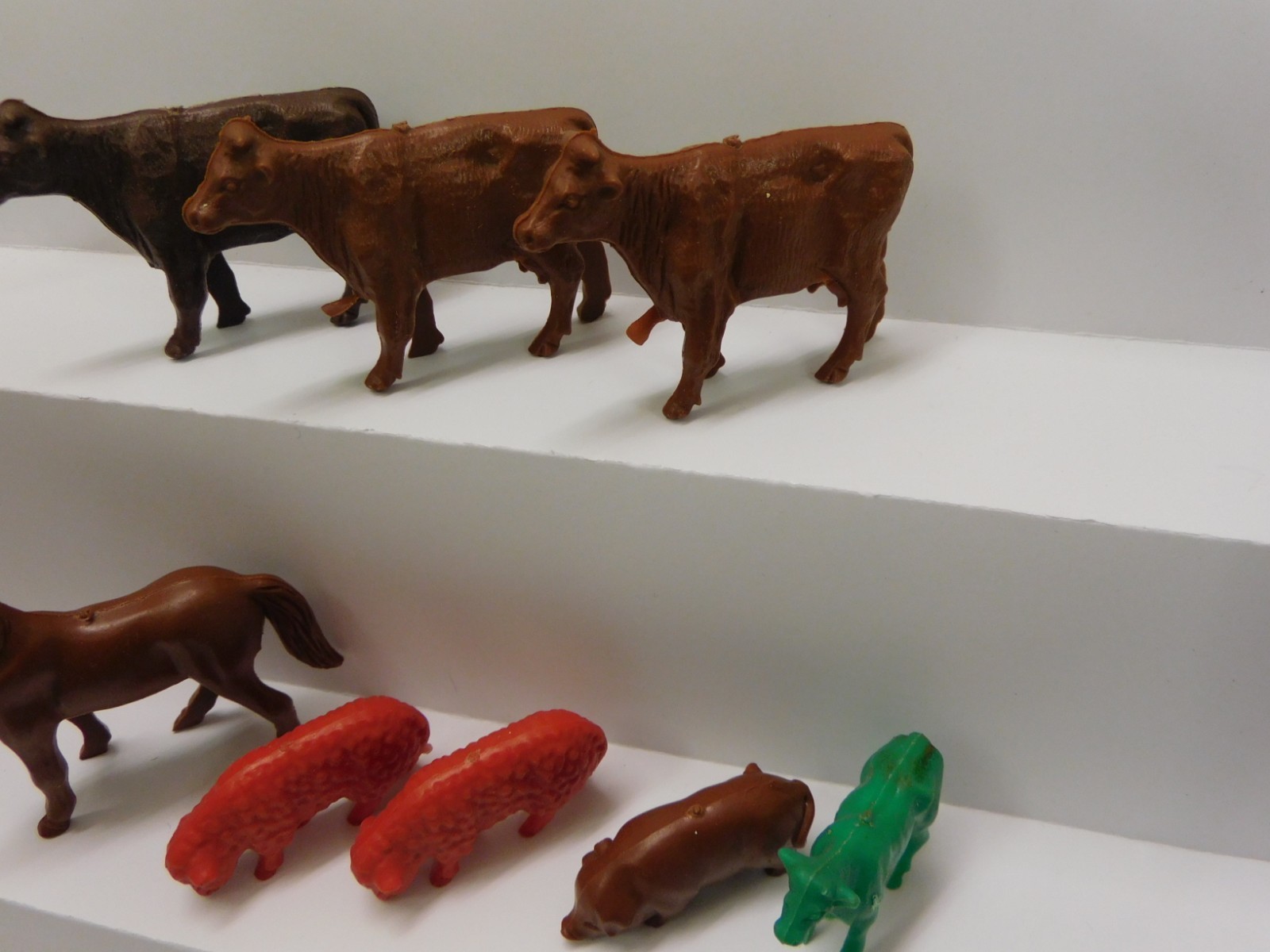 Lido Farm Animals Plastic Playset Figures (c)