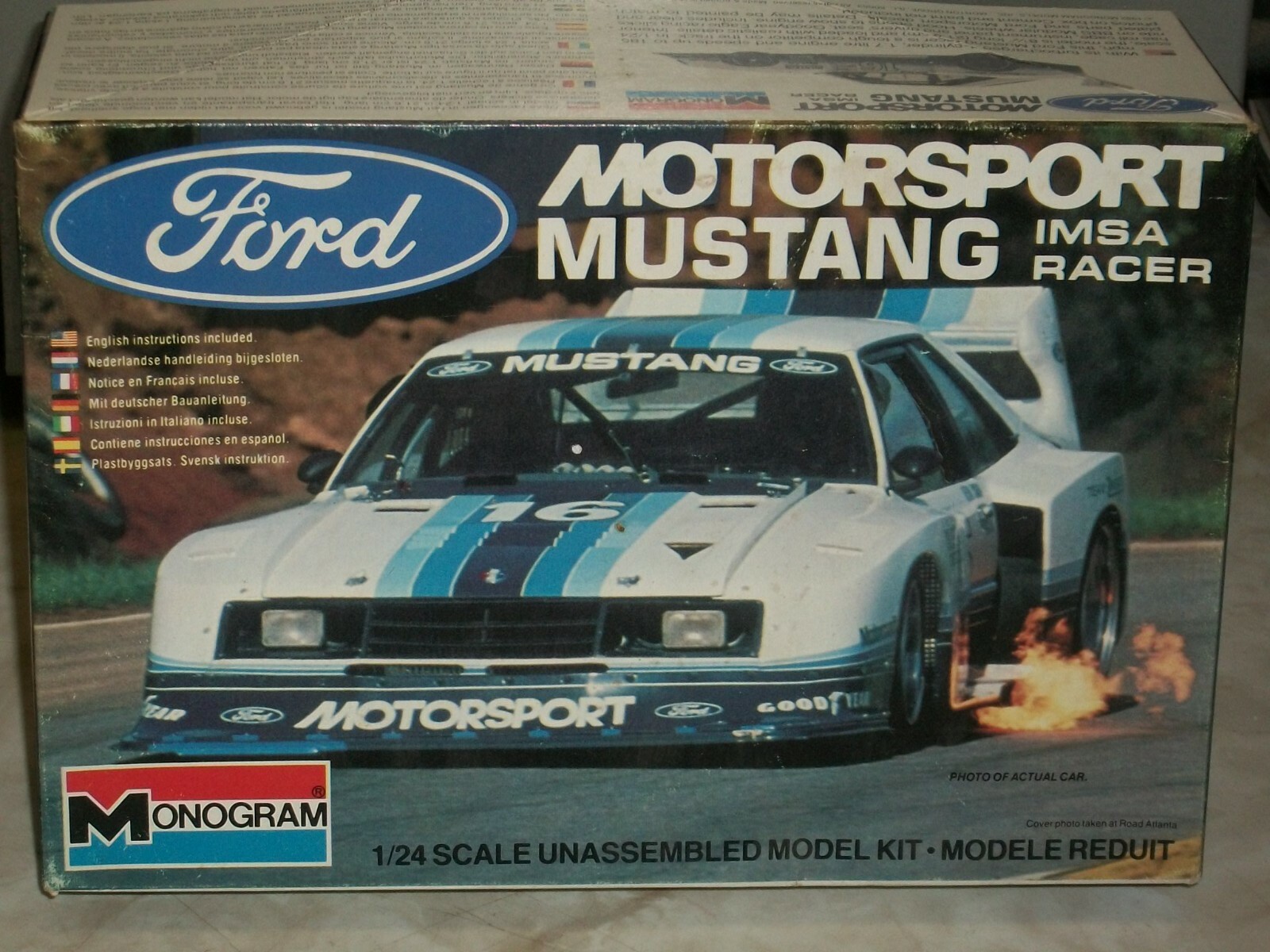 Monogram 1/24 Scale Ford Mustang IMSA Racer | eBay