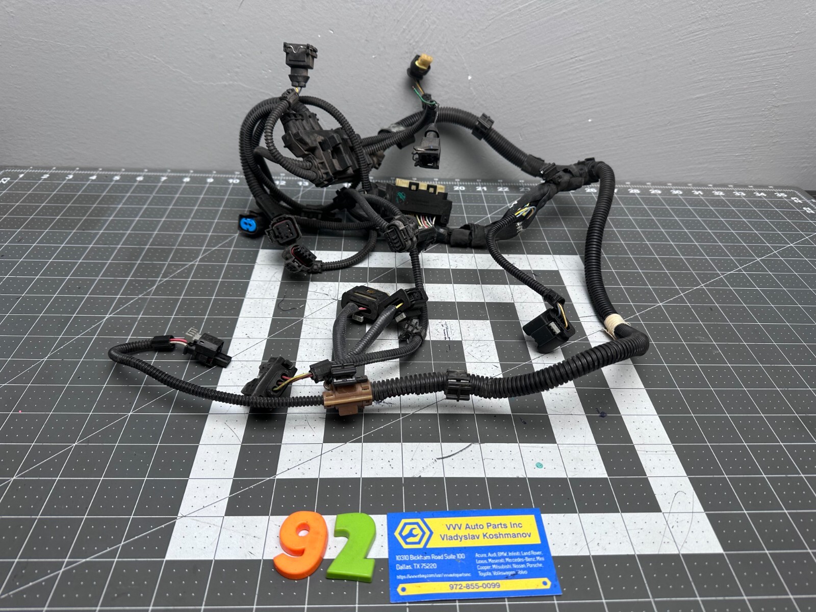 12-16 BMW 328i N20 ENGINE WIRE WIRING HARNESS OEM 7641650 | eBay