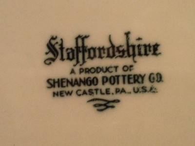 Shenango Pottery Staffordshire Restaurant Ware - Indian Tree Plate - 10.5