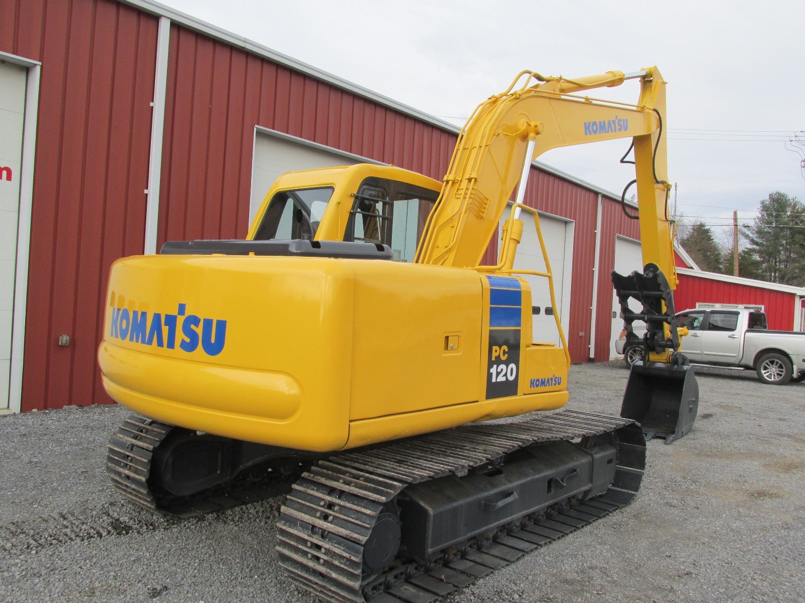 1996 KOMATSU PC120-6 HYDRAULIC EXCAVATOR FULL CAB GOOD U/C RUNS GOOD THUMB LOOK