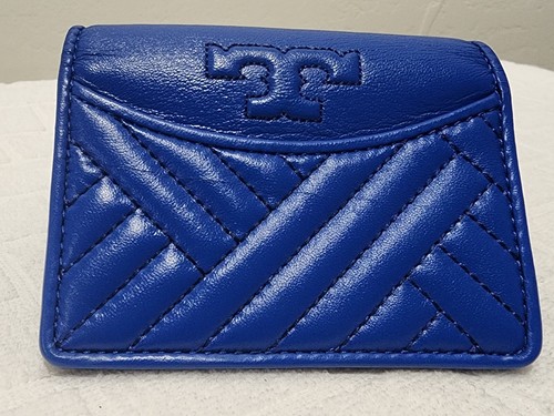 即発 トリーバーチ ALEXA FOLDABLE MINI WALLET ミニ財布 Tory Burch Alexa Foldable Leather Mini Wallet Regal Blue | eBay