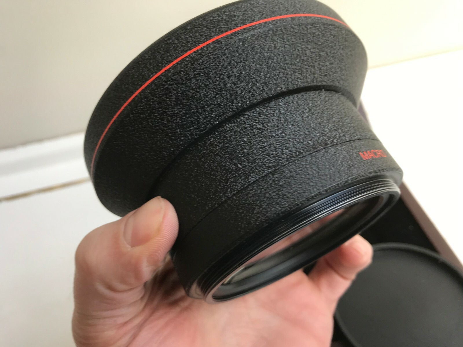 CRYSTAL VISION LIMITED EDITION WIDE Angle COV  LENS 0.5X 72mm W/ Wooden Box Case