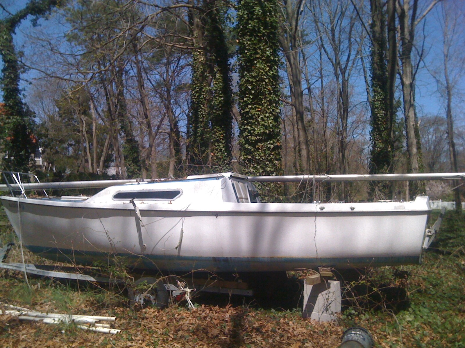LF - 1977 MacGregor Venture 24' Sailboat & Trailer - New Jersey