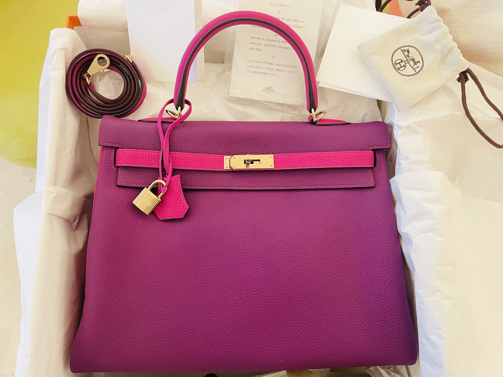 hermes kelly raincoat