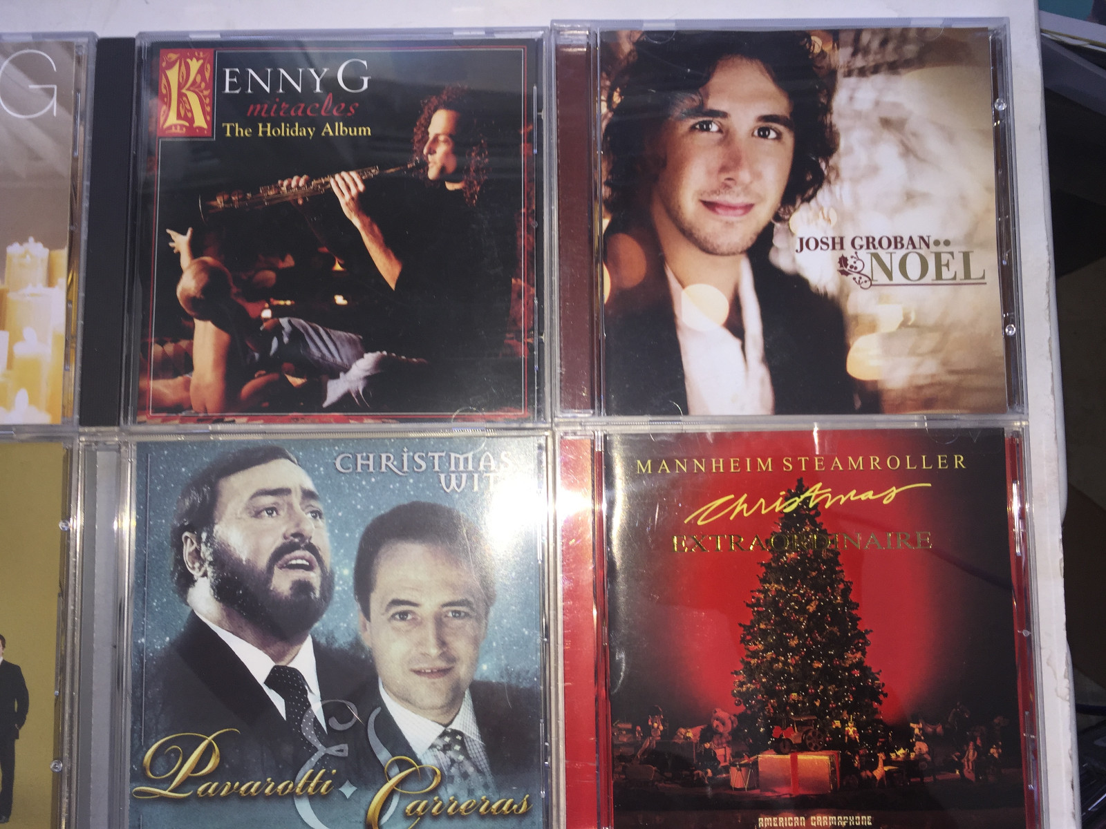 ADULT CONTEMPORARY CHRISTMAS 12 CD LOT USED KENNY G STRAIGHT NO CHASER GROBAN