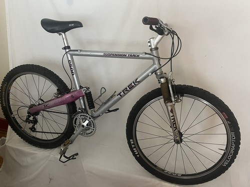 Vintage 1992 TREK 9500 Full Suspension MTB 20” Frame, Black Diamond Fork