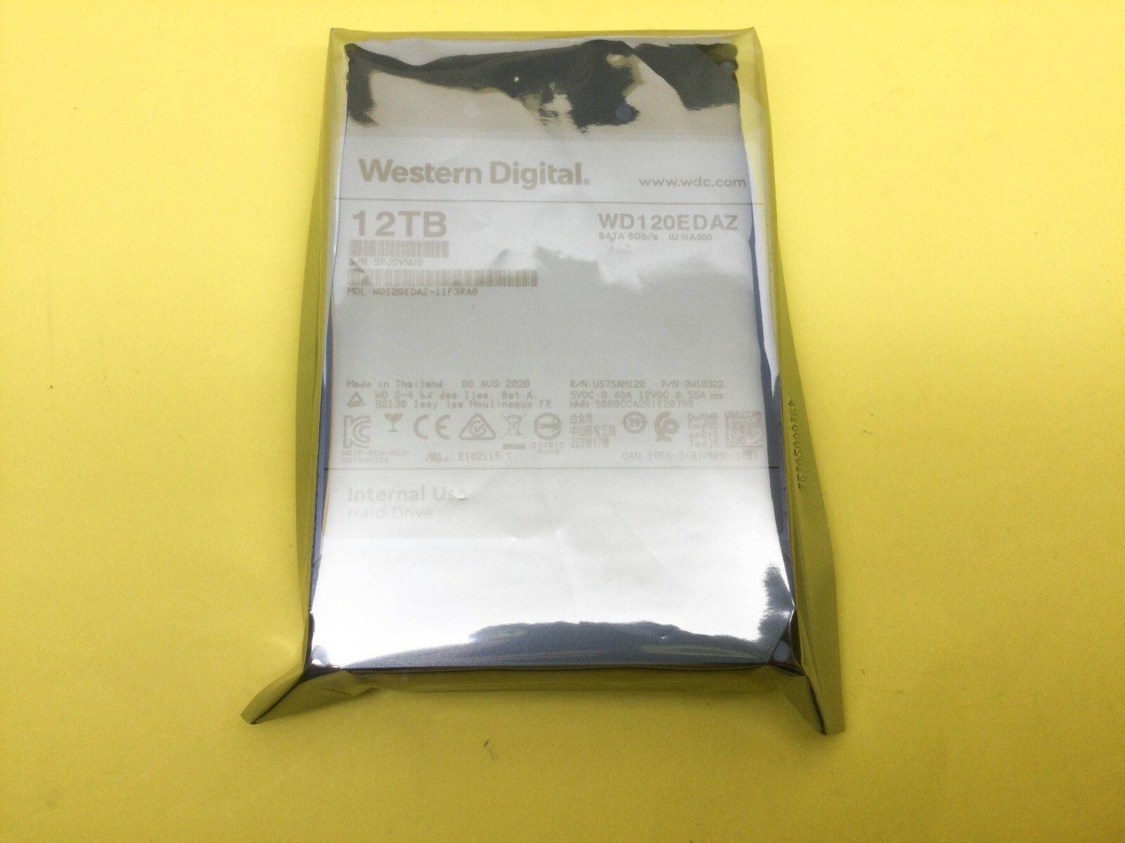 Western Digital 12TB 6Gb/s 5400RPM 256MB 3.5 Western Digital 12TB 6Gb/s 5400RPM 256MB 3.5