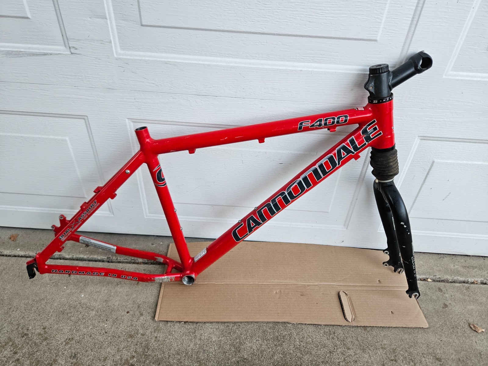 Cannondale F400 Mtbフレーム Vintage Cannondale F400 Aluminum Mountain Bike Frame 18.5