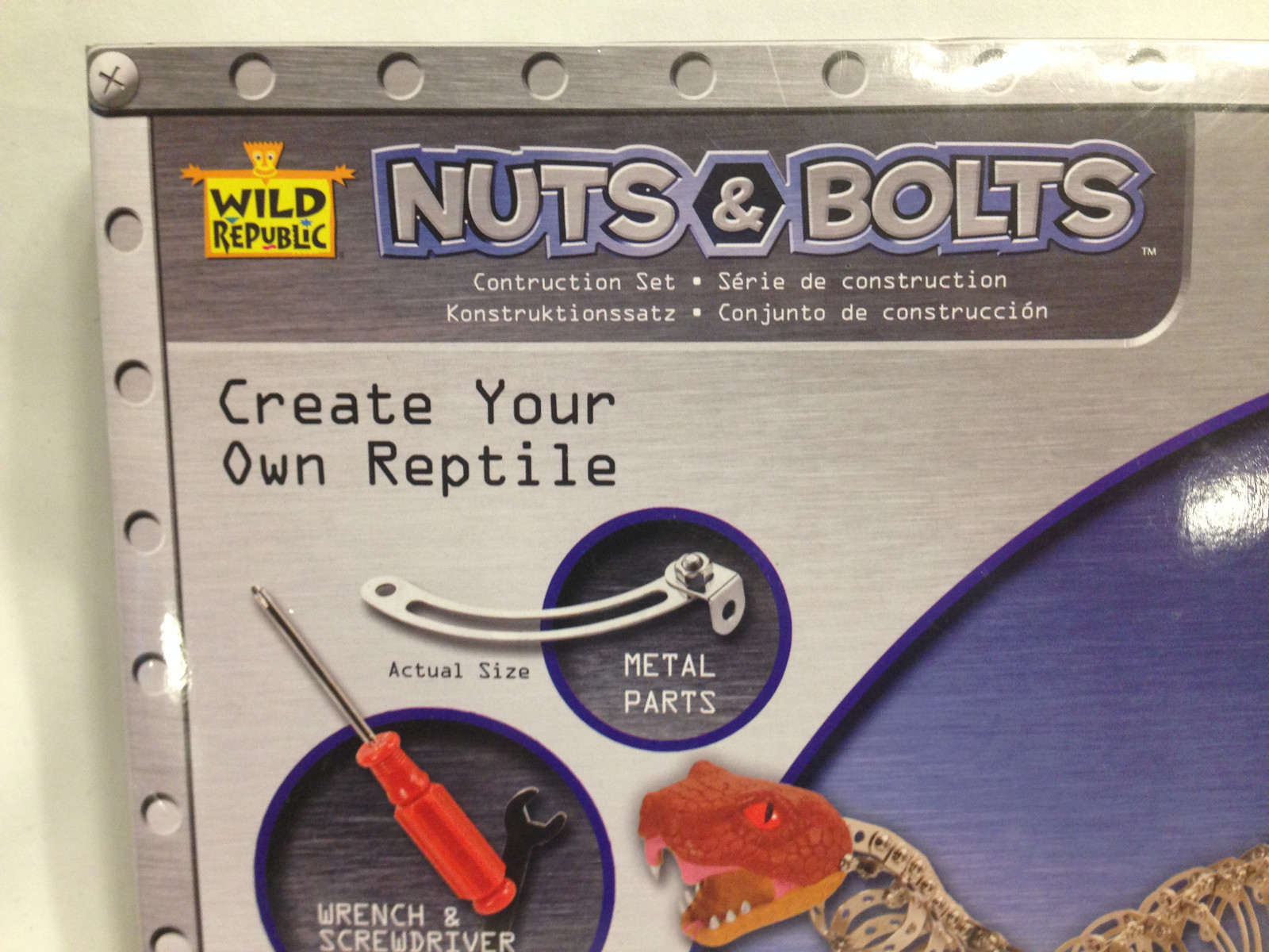 WILD REPUBLIC NUTS & BOLTS SNAKE CONSTRUCTION SET REPTILE 230 pieces NB7-SNK