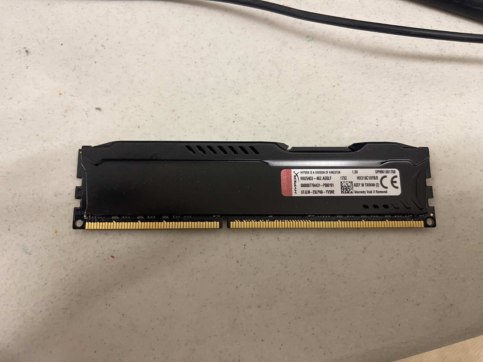 KINGSTON HyperX 16G（8G×2枚セット） Kingston HyperX Black KHX16C9B1BK2/8X 8GB (2X4GB) DDR3 1600