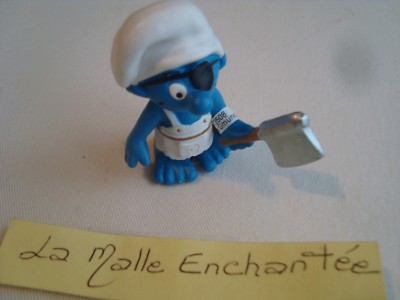LE SCHTROUMPF PIRATE HACHE  SMURF PUFFI  PUFITO SCHLUMPF NEUF  SCLEICH