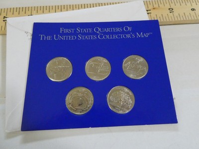 FIRST STATE QUARTERS OF THE UNITED STATES COLLECTOR'S MAP 1999