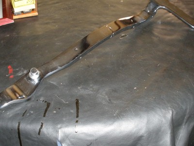 VINTAGE BARBER KOCHS CHAIR PART--SIDE RAIL FRESH CHROMED