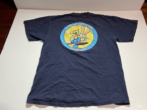 Vintage 1999 Blink 182 Loser Kids Band T Shirt L Blue Rabbit
