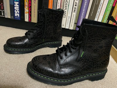 Men's Dr Doc Martens 1460 Black Green Skull Web (Sz 12) Halloween Boots  spiderのeBay公認海外通販｜セカイモン